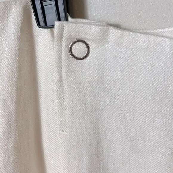 NWT Boss Tapito linen high rise wide leg trouser pants in Open White, 16